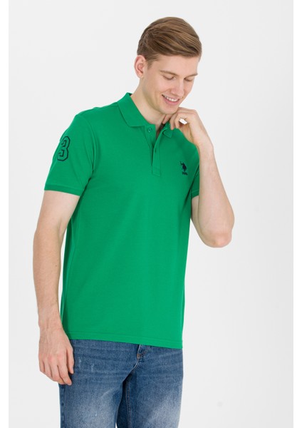 Erkek Yeşil Basic T-Shirt 50264891-VR054 modelleri