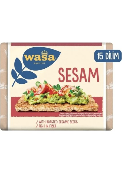 Susamlı  Sesam Gevrek Ekmek 200 gr