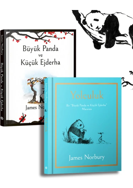 Büyük Panda ve Küçük Ejderha - Yolculuk - 2 Kitap -James Norbury