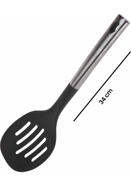 Excellent Houseware Oluklu Servis Spatulası - 34 cm