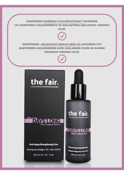 the fair. Days Long Fill-In Collagen Serum 30 ml