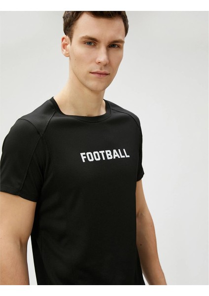 3SAM10055NK Siyah 999 Erkek Polyester Jersey T-Shirt