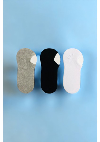 Erkek 3 Çift Görünmez Sneaker Çorap Seti fiyatları