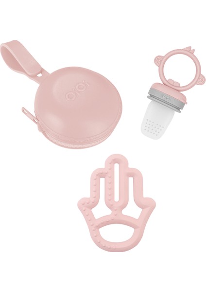 Oioi Pinky Pink Üçlü Set (Püre+Pod+Annemineli)