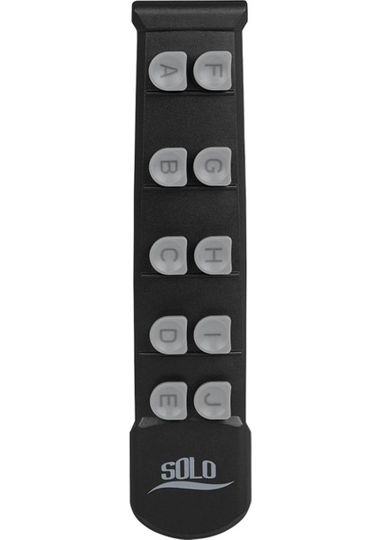 Taşınabilir Gitar Akorları Eğitmeni Ergonomik Eğitim Gitar Parmak Alıştırıcı Siyah (Yurt Dışından)