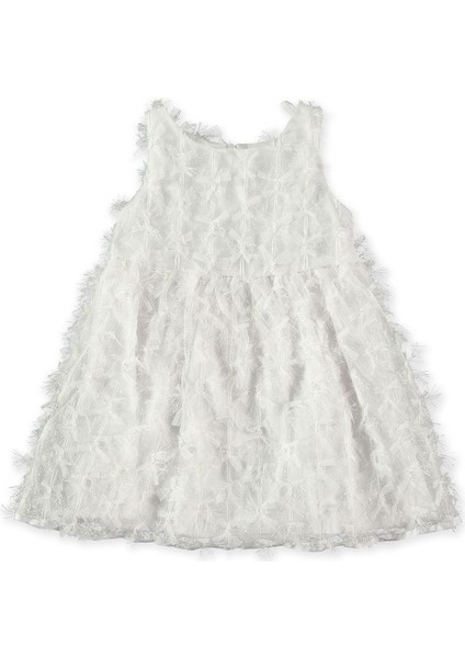 Kız Çocuk Elbise Ekru