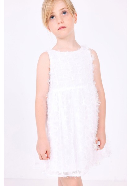 Kız Çocuk Elbise Ekru modelleri