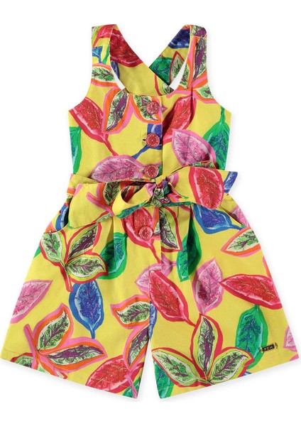 Kız Çocuk Şort Tulum