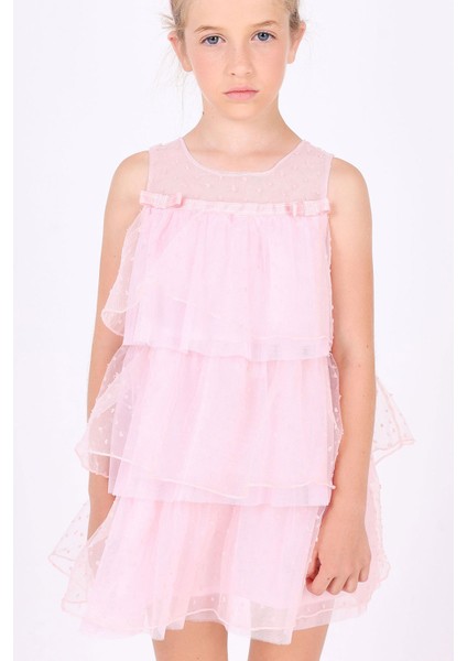 Kız Çocuk Elbise Pembe modelleri