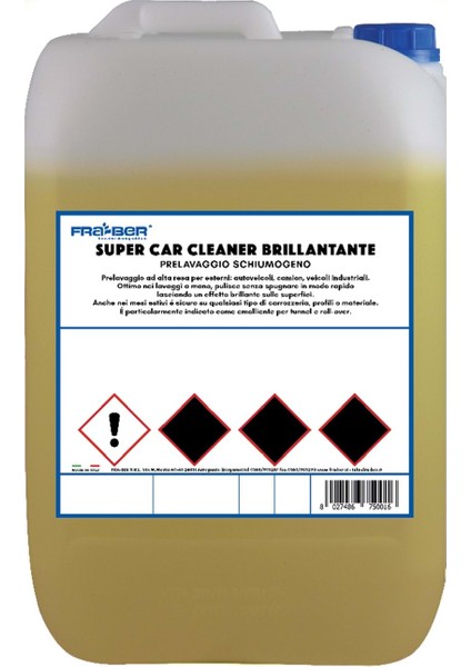 Super Car Cleaner Brl Ağır Vasıta Tır, Dorse ve Branda Temizleyici Şampuan (1:120 Konsantre) - 25 kg