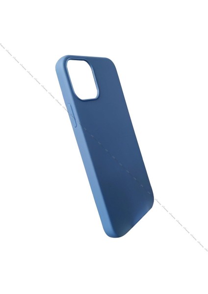 Nxe Desing Apple iPhone 12 Silikon Kılıf (6.1") - Lacivert