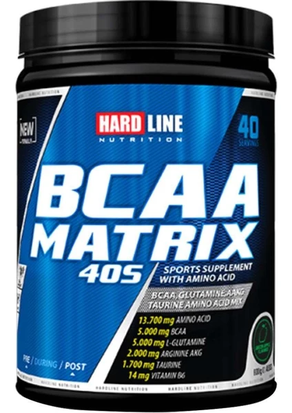 Hardline Bcaa Matrix 40S 600 gr Yeşil Elma