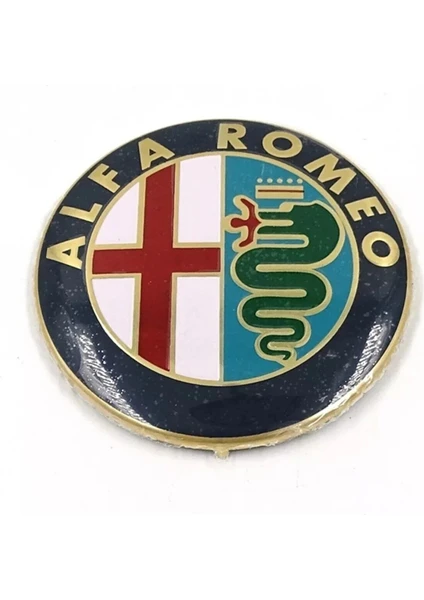 Alfa Romeo 74 mm Ön Arka Logo 1 Adet Amblem