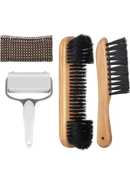 Profesyonel Bilardo Havuz Masa Masa Fırçası Demiryolu Fırçası Set Ahşap Tutma Havuz Masa Kahverengi 4 Pcs (Yurt Dışından)