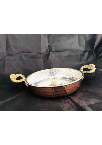 Bakır 21 cm Tava/sahan