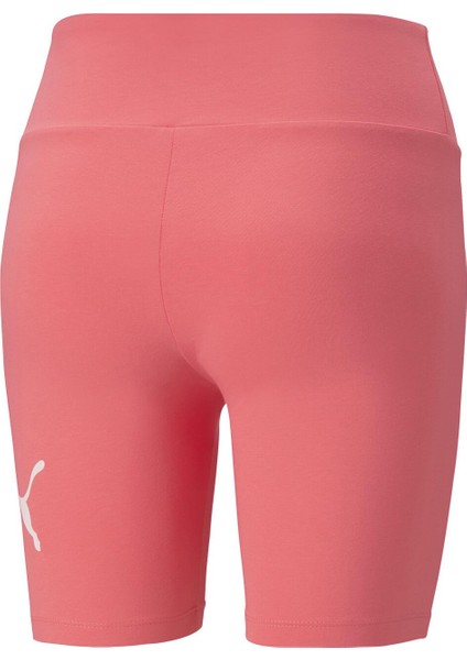 Ess 7" Logo Short Legging Pembe Kadın Tayt