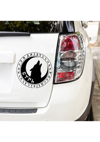 0014 Oto Sticker Kendinden Yapışkan Kurt Göktürk fiyatları