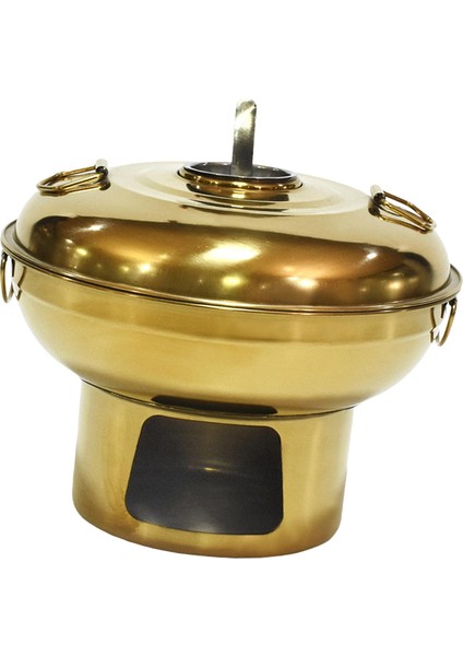 Küçük Hot Pot Stok Dış Mekan Ocak Paslanmaz Çelik Hot Otel Ev Aureate 22cm (Yurt Dışından)