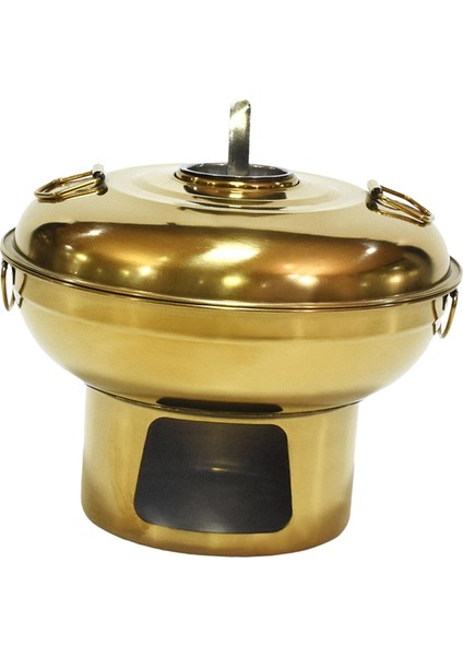 Küçük Hot Pot Stok Dış Mekan Ocak Paslanmaz Çelik Hot Otel Ev Aureate 22cm (Yurt Dışından)