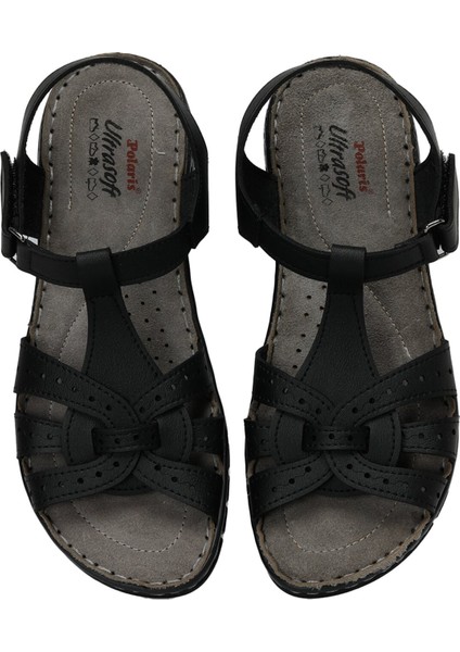 158589.Z3FX Siyah Kadın Comfort Sandalet