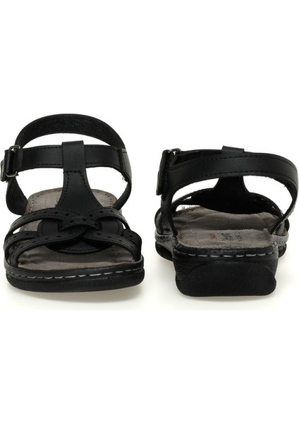 158589.Z3FX Siyah Kadın Comfort Sandalet