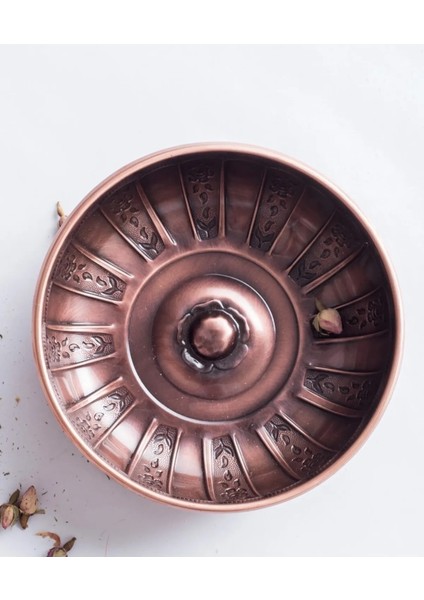 Hamam Tası Osmanlı Motifli Metal Banyo Tası