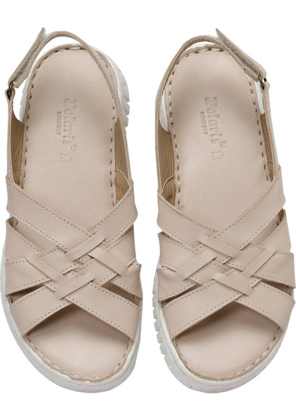 164381.Z3FX Bej Kadın Comfort Sandalet