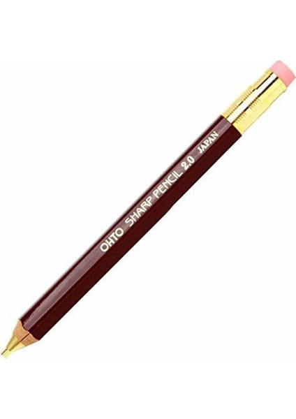 Wooden Versatil Kalem 2.0mm Bordo APS-680E