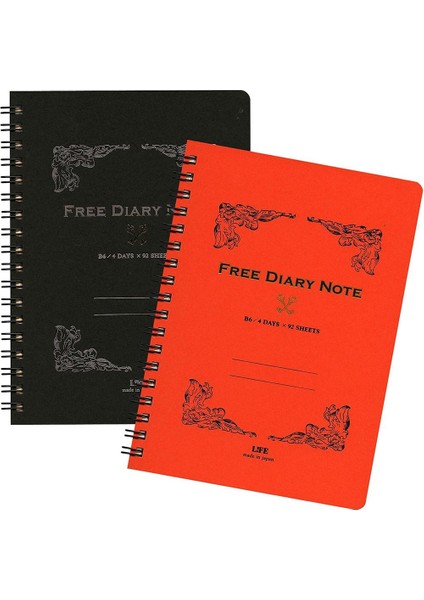 Free Diary A5 Telli Siyah Defter Çizgili