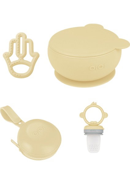 Mellow Yellow Dörtlü Set (Püre+Vakumlukase+Pod+Anneineli)