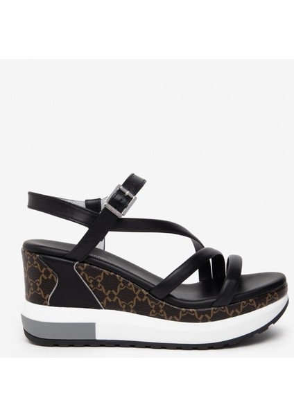Kadın Sandalet E307758D Nerogiardini Tamıgı POLI.MILENA7854 Zeptr Mılena 7854 100-NERO