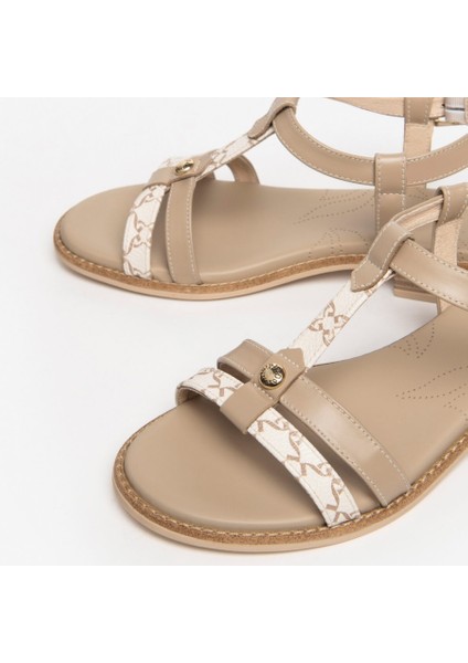 Kadın Sandalet E307602D Nerogiardini T.gıove Porto Sabbıa Tr Bevagna 592 412-BEIGE modelleri