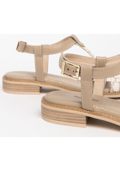 Kadın Sandalet E307602D Nerogiardini T.gıove Porto Sabbıa Tr Bevagna 592 412-BEIGE fırsatları