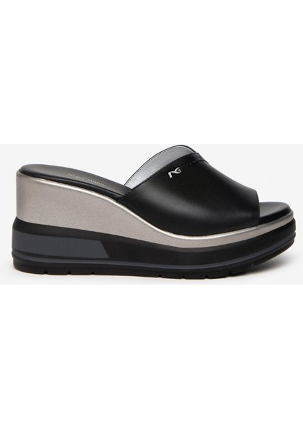 Kadın Sandalet E307702D Nerogiardini Tamıgı Polı.perosa 42695 100-NERO