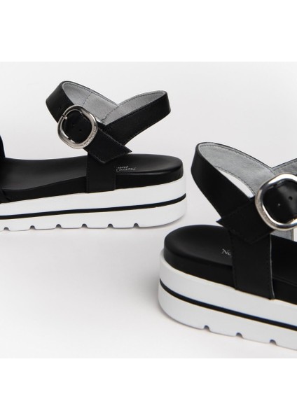 Kadın Sandalet E307812D Nerogiardini Tamıgı Pu.kale' P15655 Bıan 100-NERO fırsatları