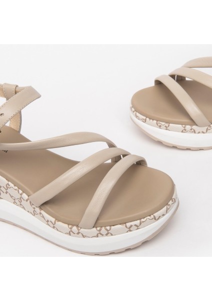Kadın Sandalet E307758D Nerogiardini Nappa Pandora Polı.mılena 7854 Zep Tr MILENA7854 Beı 702-IVORY modelleri