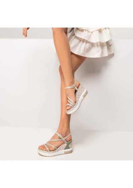 Kadın Sandalet E307758D Nerogiardini Nappa Pandora Polı.mılena 7854 Zep Tr MILENA7854 Beı 702-IVORY indirimleri