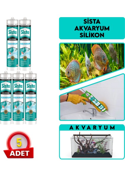 Akvaryum Şeffaf Silikon