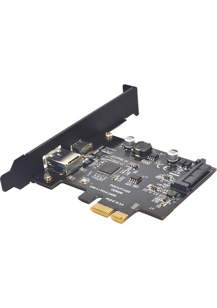 Pcı-E-Usb 3.1 10 Gbps Tip C Genişletme Kartı Aksesuarları 1x (Yurt Dışından)
