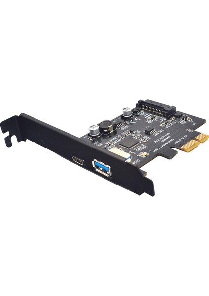 Pcı-E-Usb 3.1 10 Gbps Tip C Genişletme Kartı Aksesuarları 1x (Yurt Dışından)