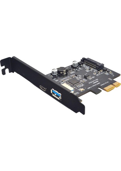 Pcı-E-Usb 3.1 10 Gbps Tip C Genişletme Kartı Aksesuarları 1x (Yurt Dışından)