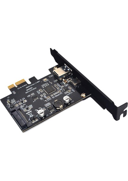 Pcı-E-Usb 3.1 10 Gbps Tip C Genişletme Kartı Aksesuarları 1x (Yurt Dışından)