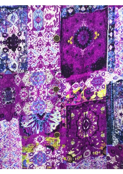 Fuşya Düğmeli Viskon Etek fiyatları