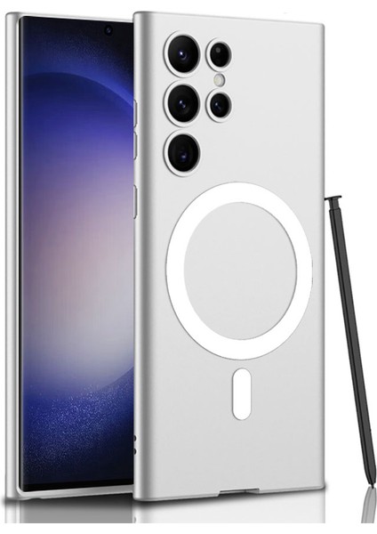 Samsung Galaxy S23 Ultra Kılıf Kıpta Magsafe Silikon