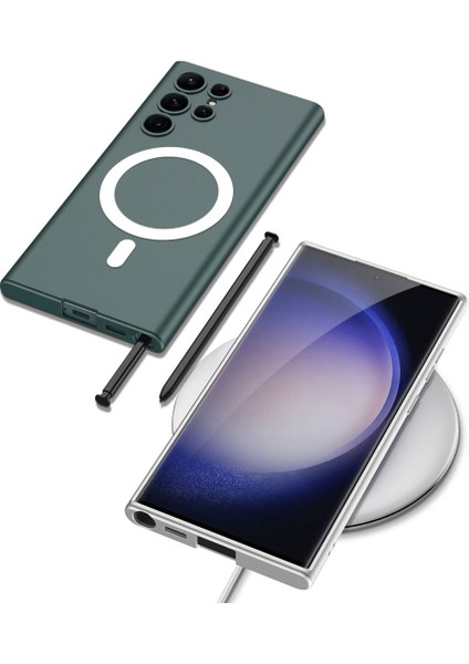 Samsung Galaxy S23 Ultra Kılıf Kıpta Magsafe Silikon fiyatları