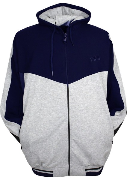 Erkek Büyük Beden Kapşonlu Eşofman Takımı Gri-Laci 7XL-10XL fiyatları