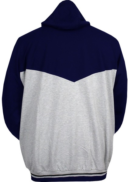 Erkek Büyük Beden Kapşonlu Eşofman Takımı Gri-Laci 7XL-10XL fırsatları