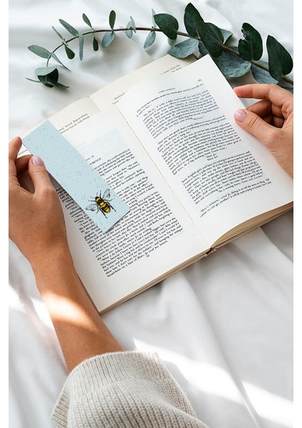 Mavi Renkli Yazılı Karışık Tasarım 10 Adet Kitap Ayraç Seti PYTKAYRAC52 modelleri