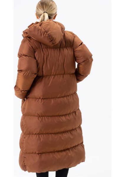 Z6756 Dewberry Bayan Şişme Kaban-Camel fiyatları