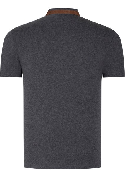 Ikili Set T8571 Dewberry Fermuarlı Erkek T-Shırt-Antrasit-Lacivert modelleri